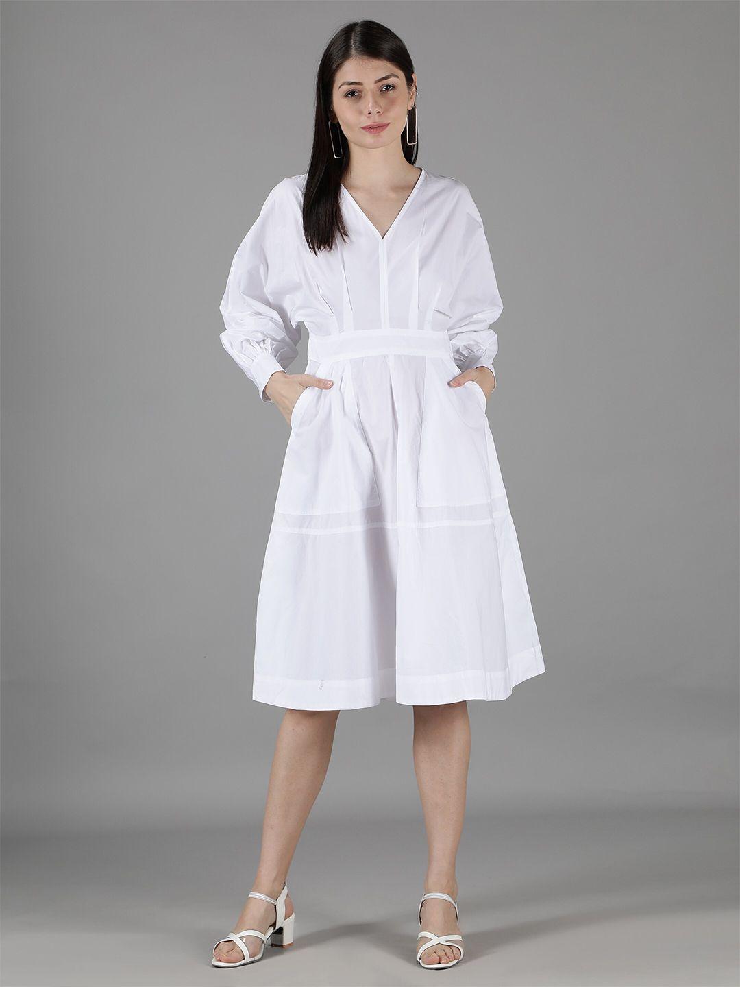 amagyaa white shirt dress