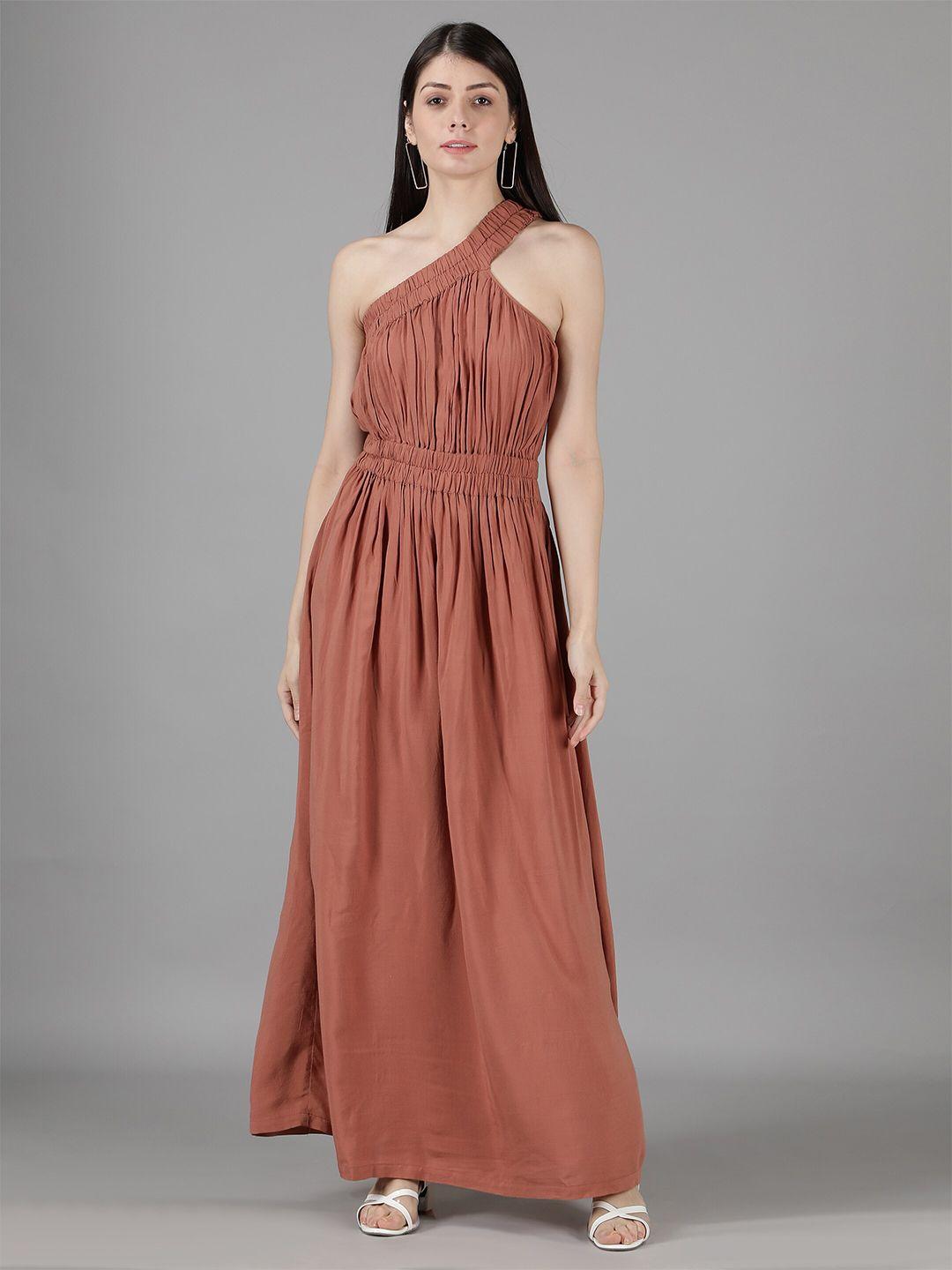 amagyaa rust maxi dress