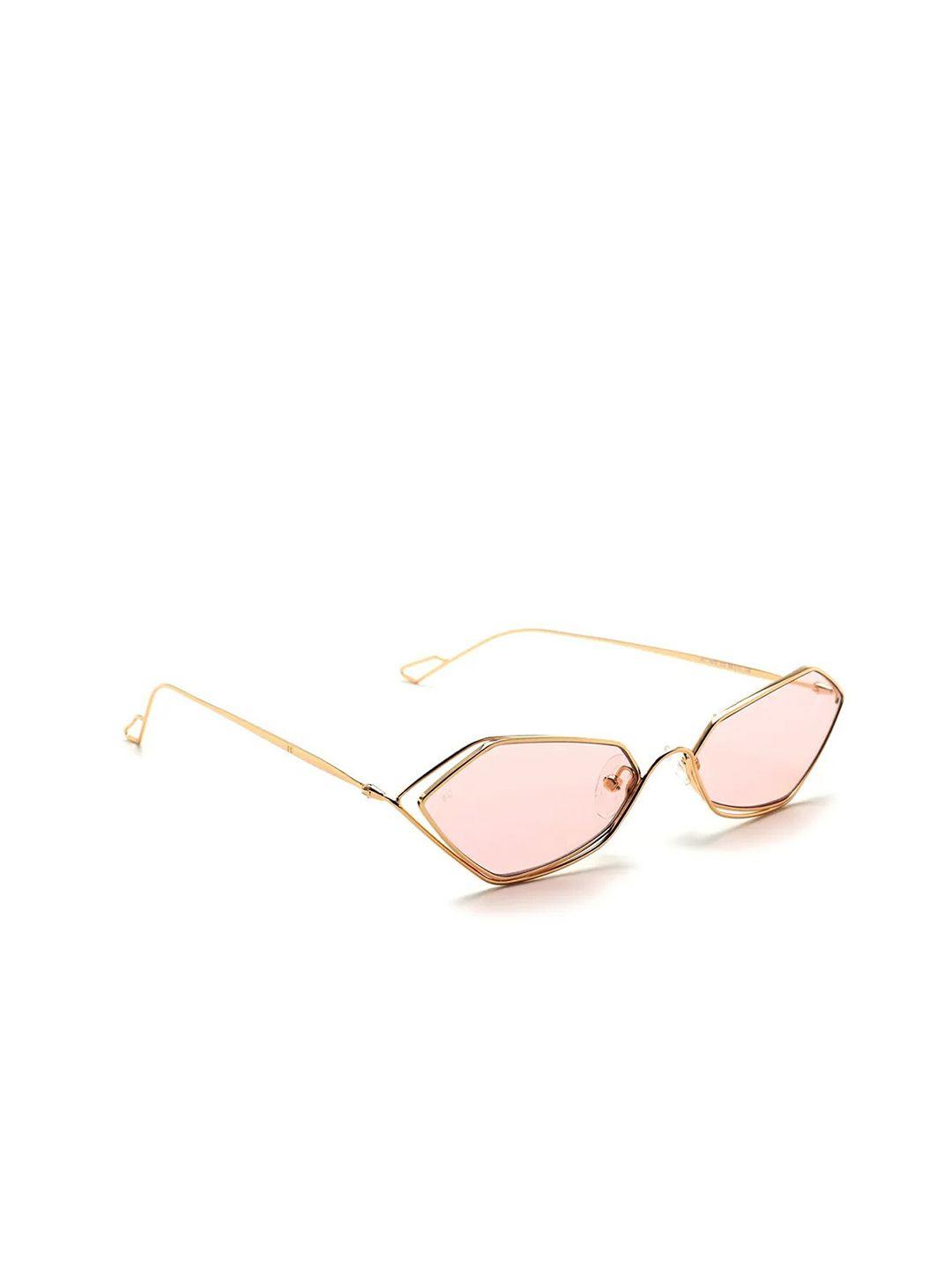 french connection women cateye sunglasses with uv protected lens- fc 7572 c2 s-pink