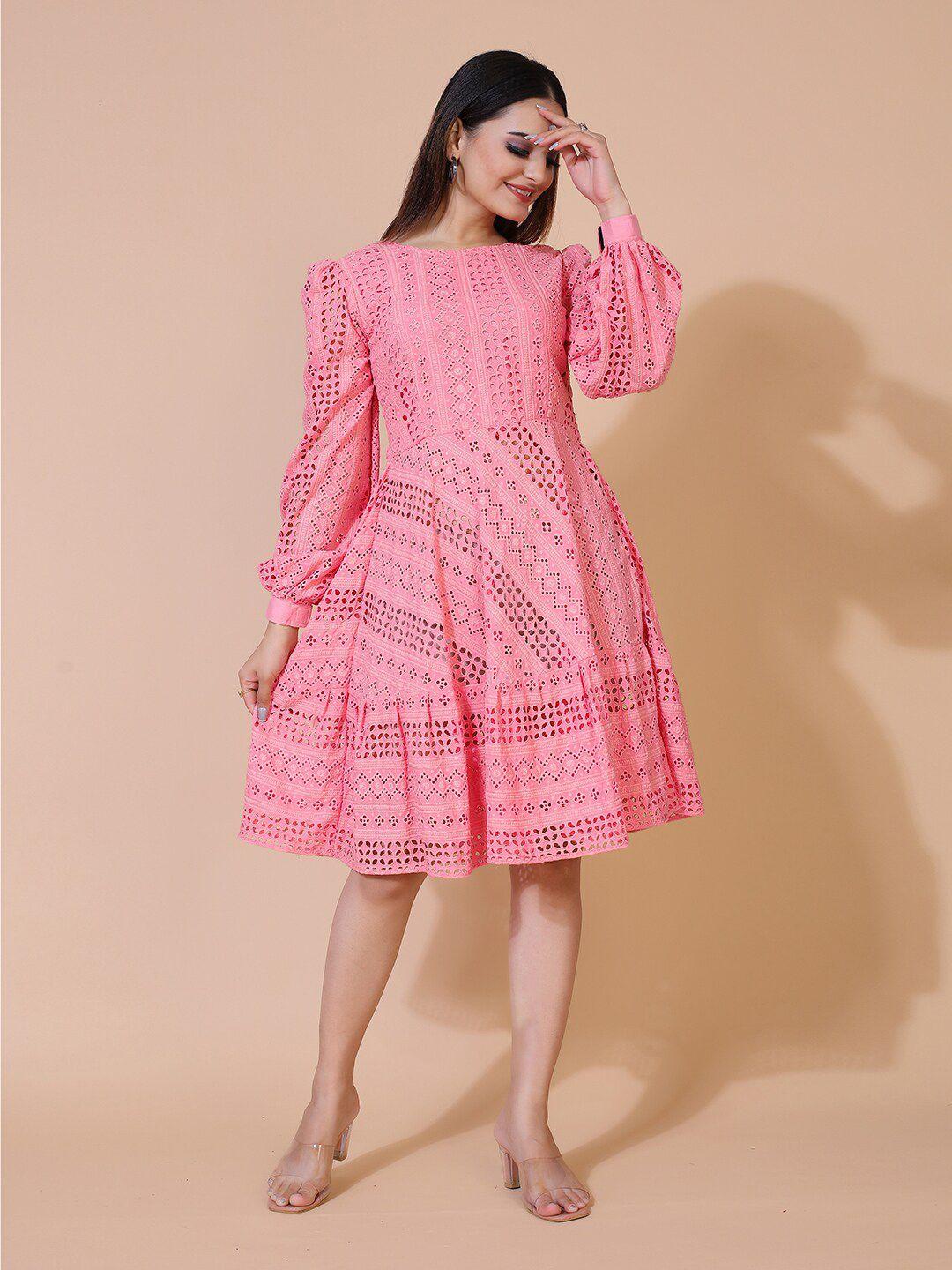 prenea pink a-line dress