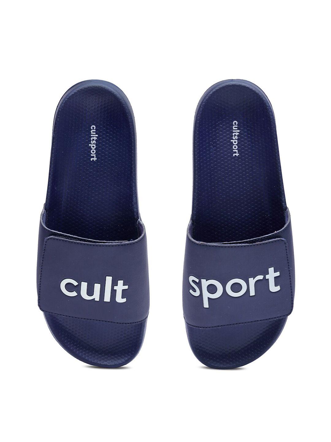 cultsport men navy blue flip flops