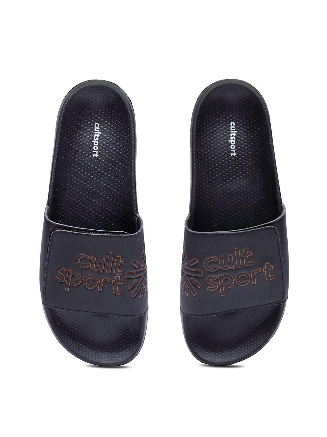 cultsport men black flip flops