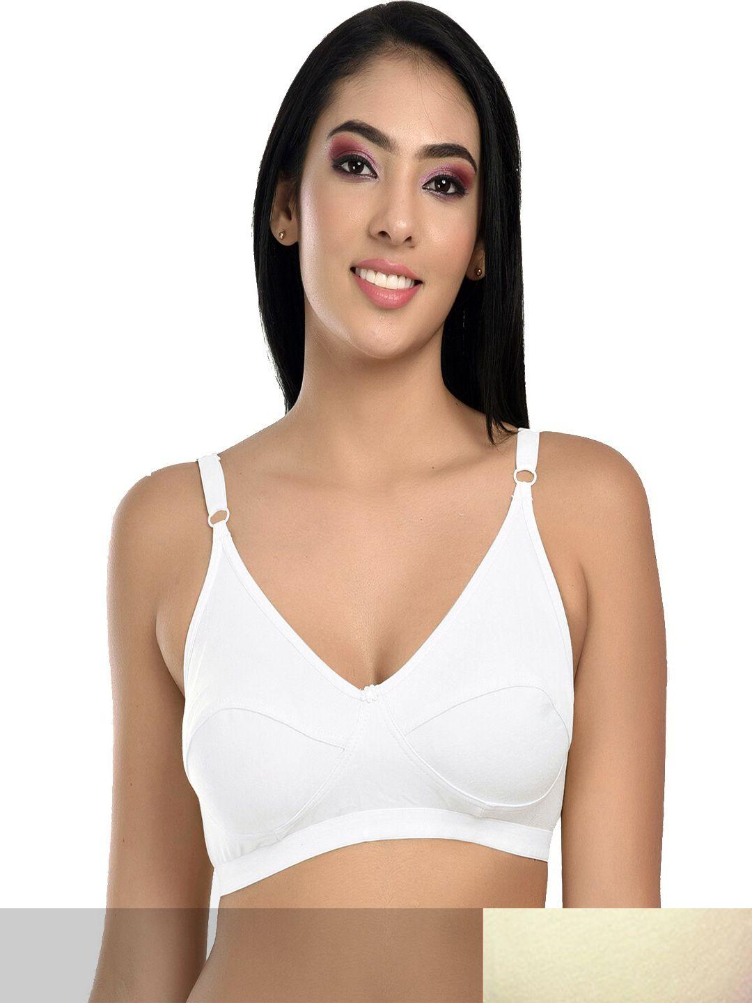 styfun white & cream-coloured bra