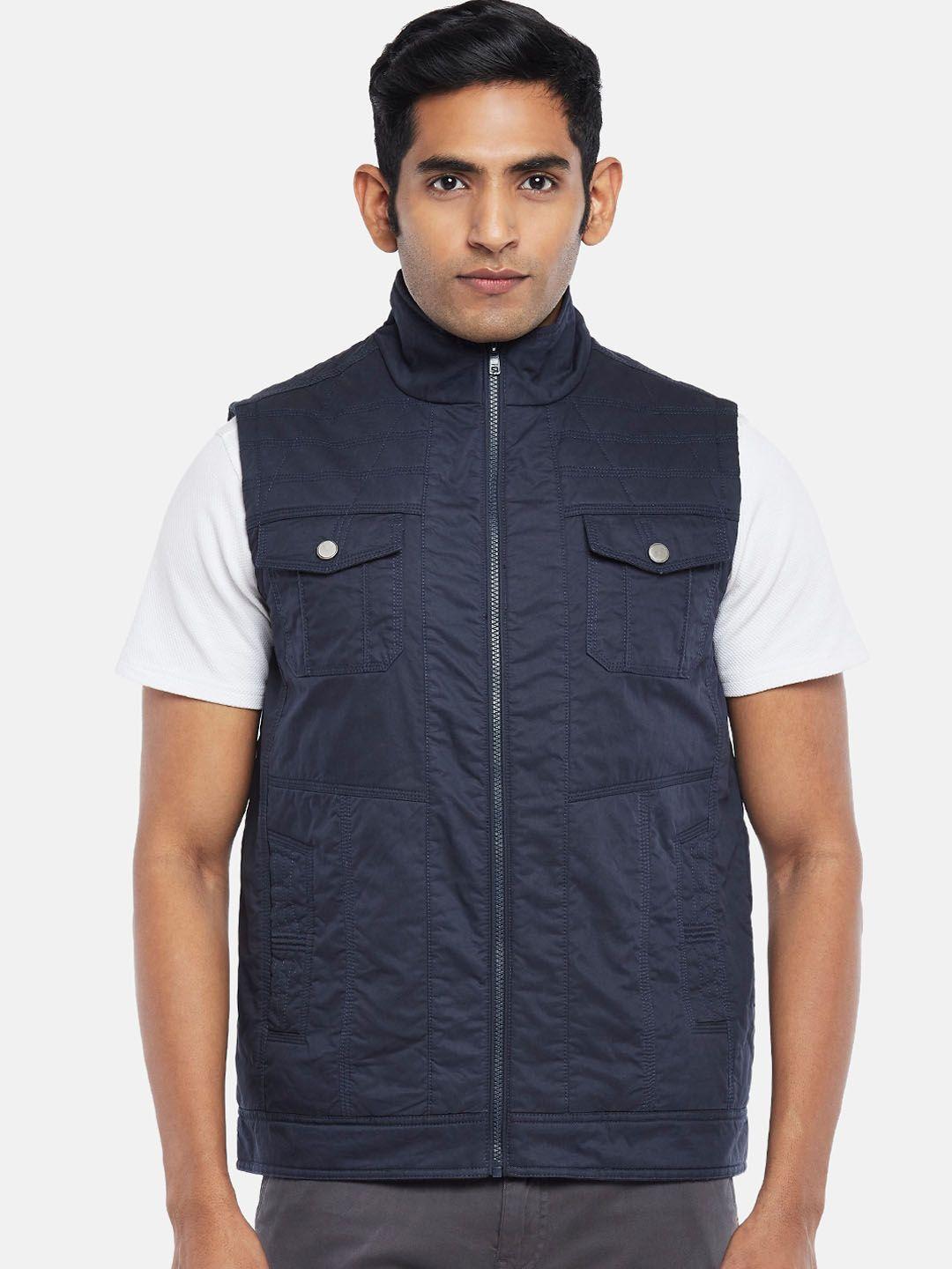 urban ranger by pantaloons men navy blue tailored jacket