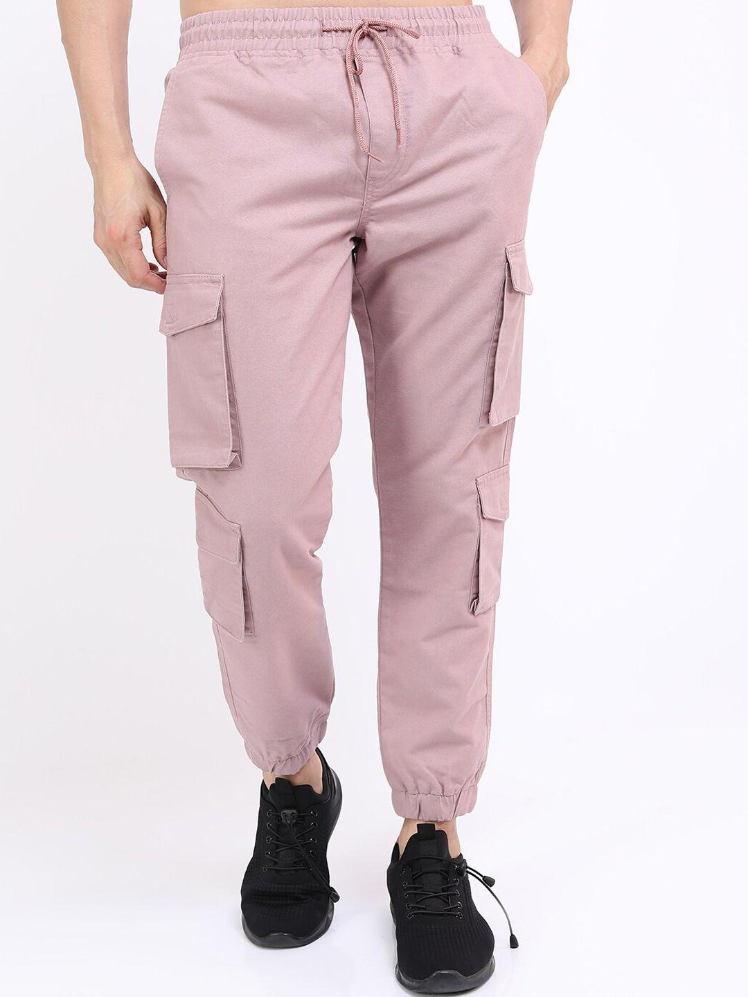 highlander men mauve joggers trouser