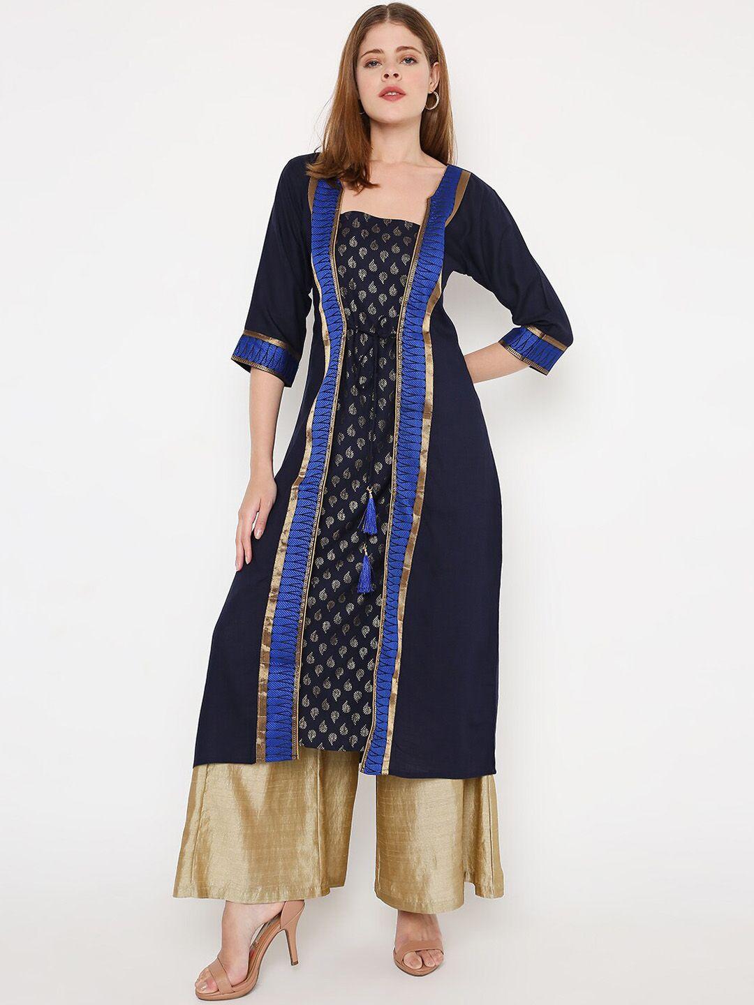 peppertree women blue ethnic dresses