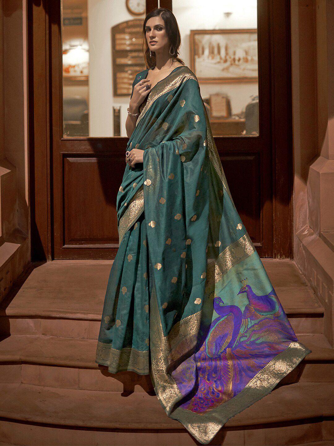 mitera woven design banarasi saree