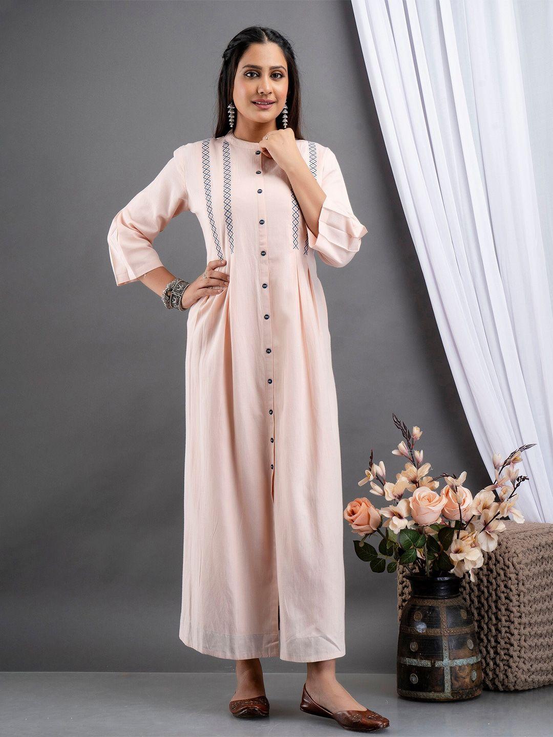 suti women pink maxi dress