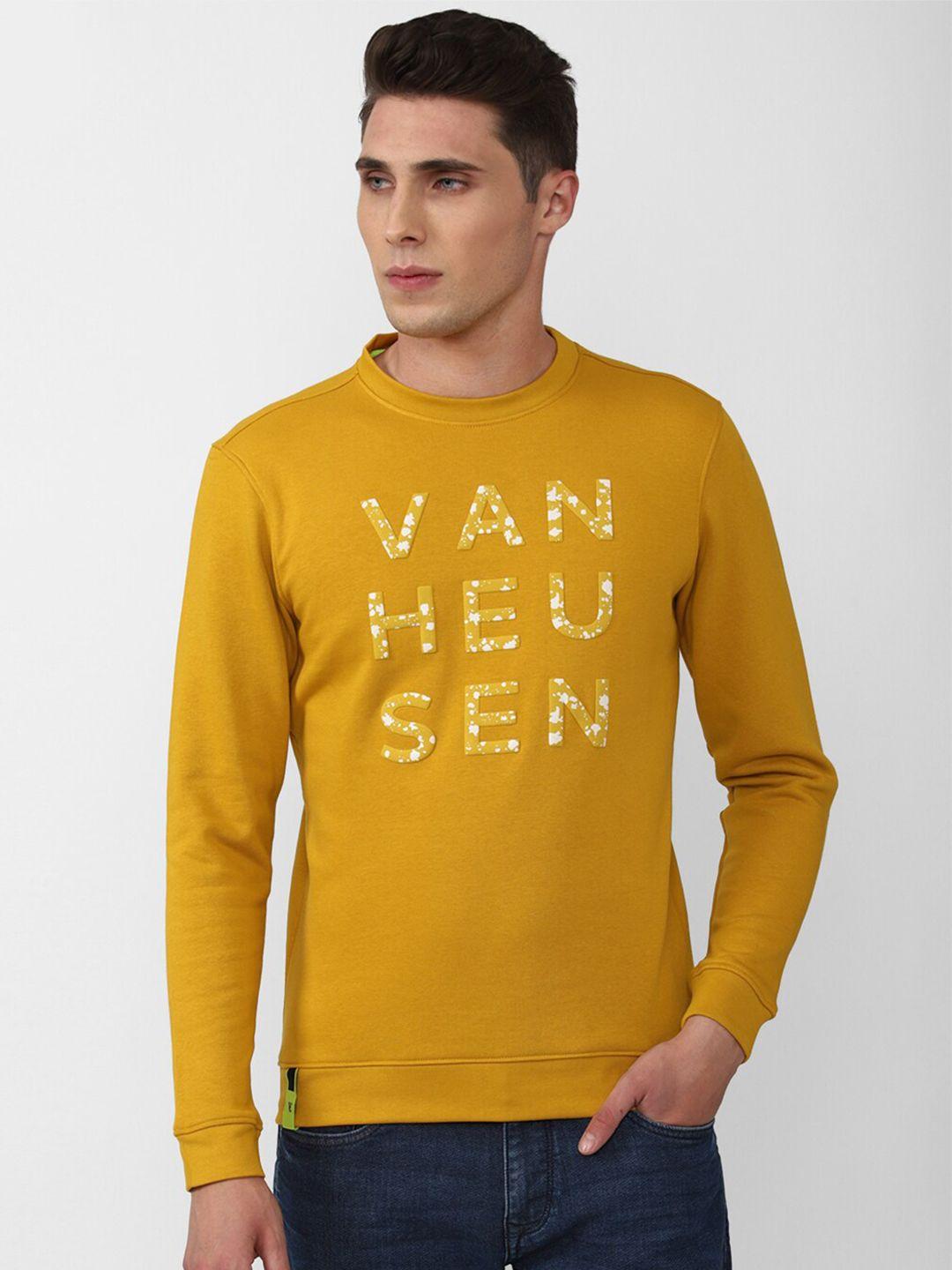 v dot men printed sweatshirt