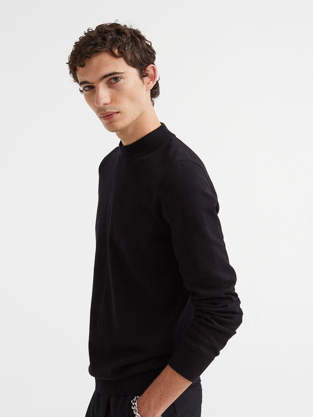 h&m men men slim fit fine-knit turtleneck jumper