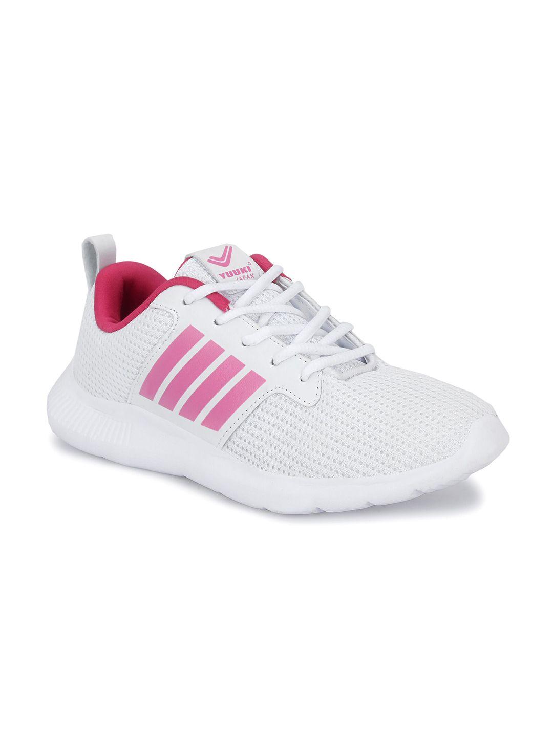 yuuki women white mesh running non-marking shoes