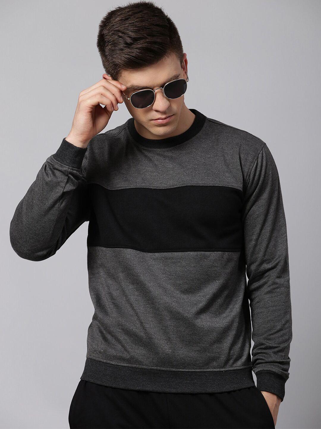 dennis lingo men colourblocked sweatshirt