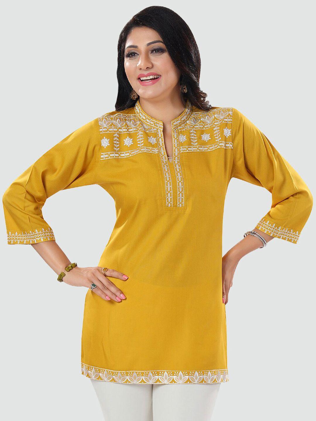 saree swarg embroidered kurti