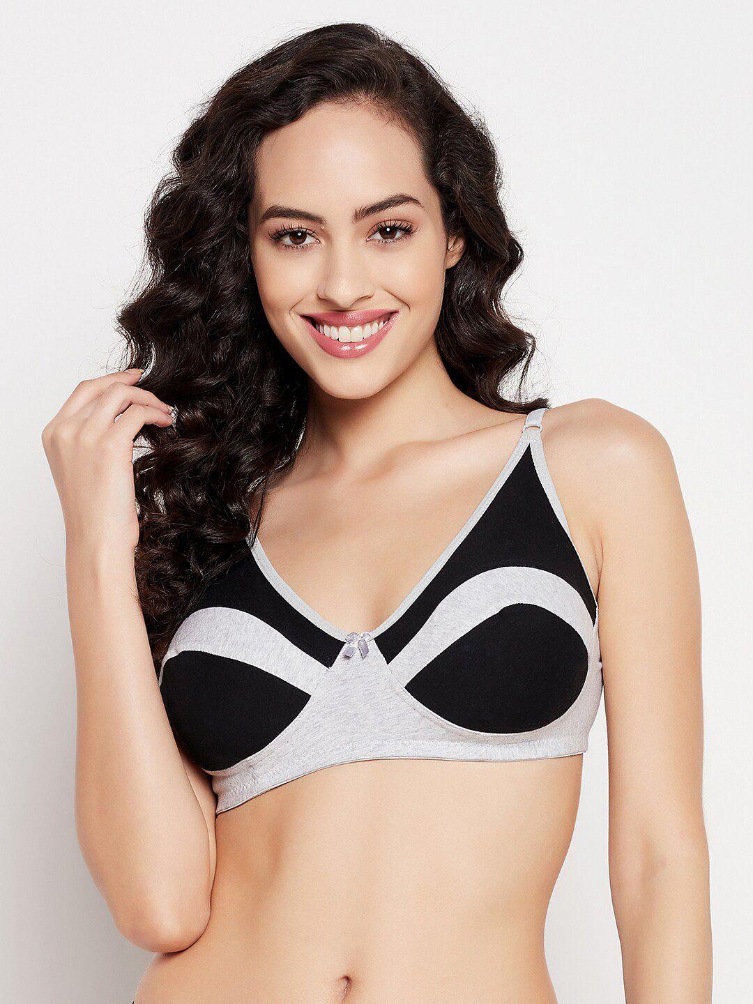 clovia women colourblocked non-padded non-wired bra