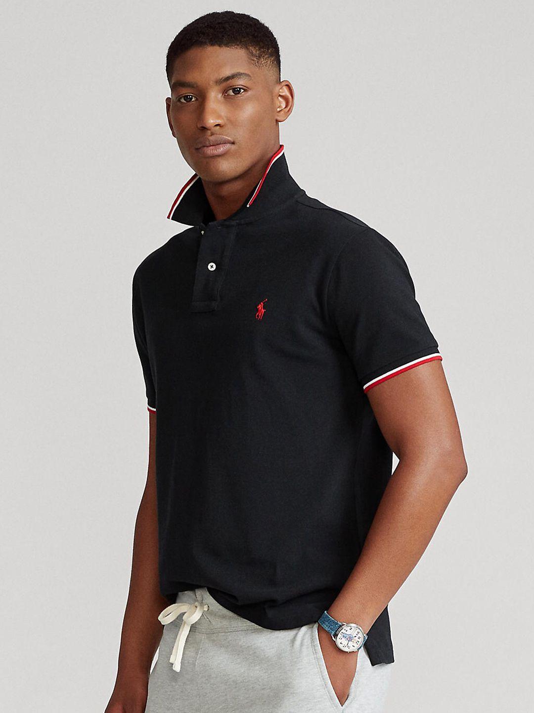 polo ralph lauren men polo collar slim fit t-shirt