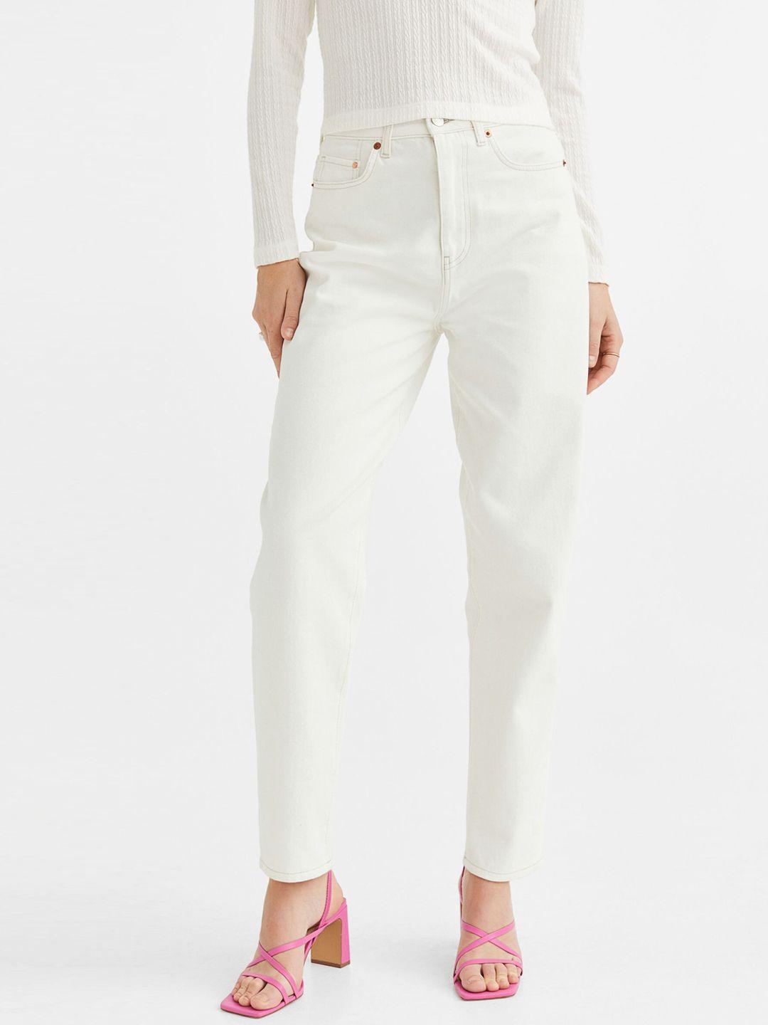 h&m mom loose-fit ultra high jeans