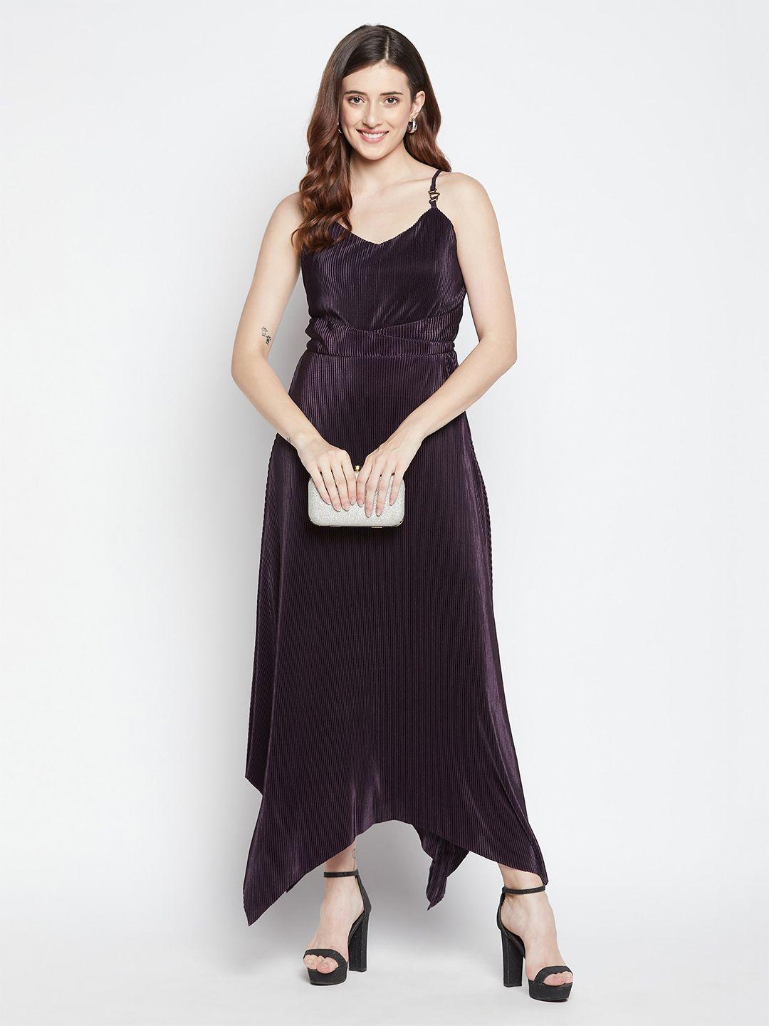 madame purple maxi dress