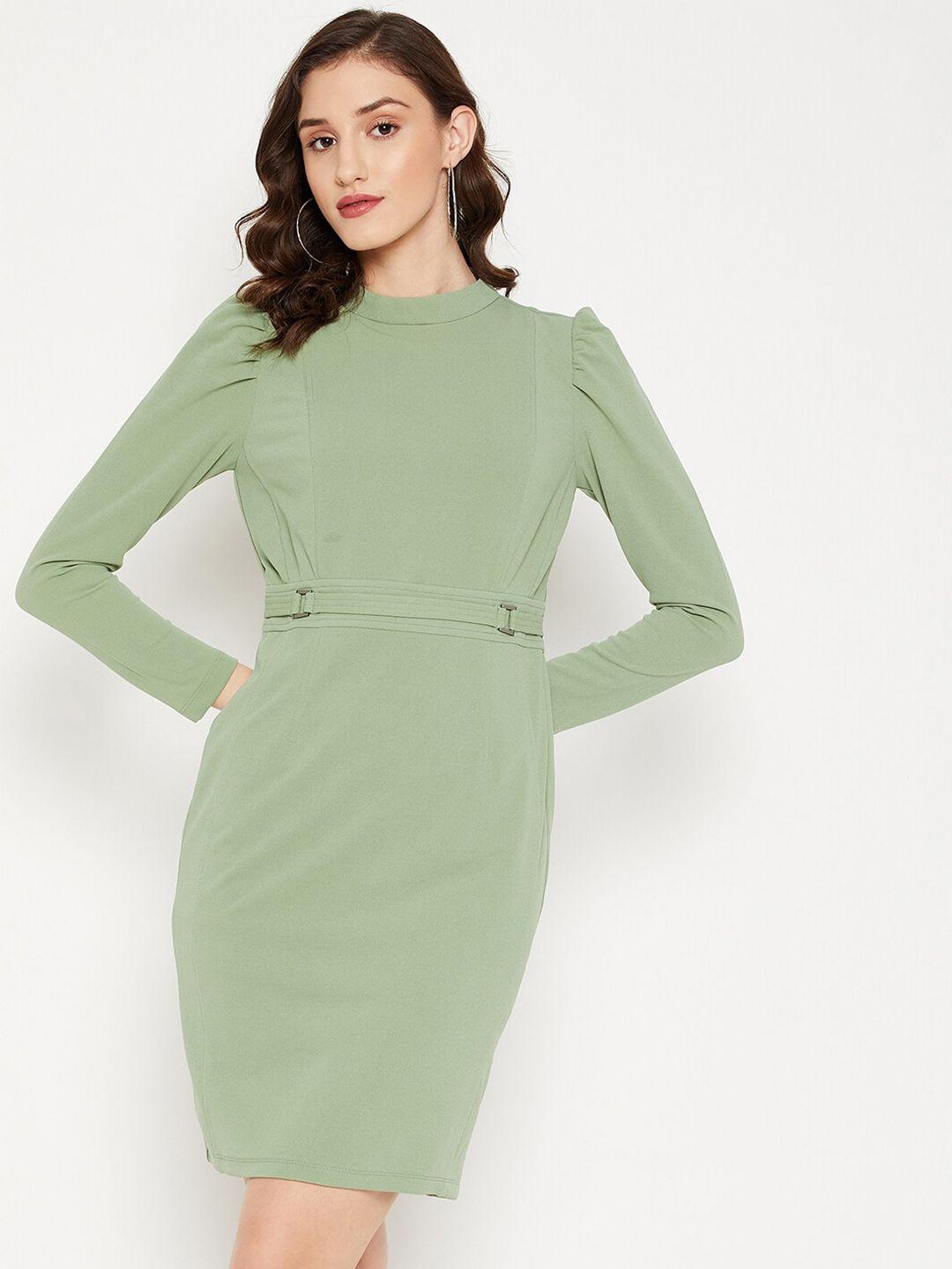 madame green sheath dress