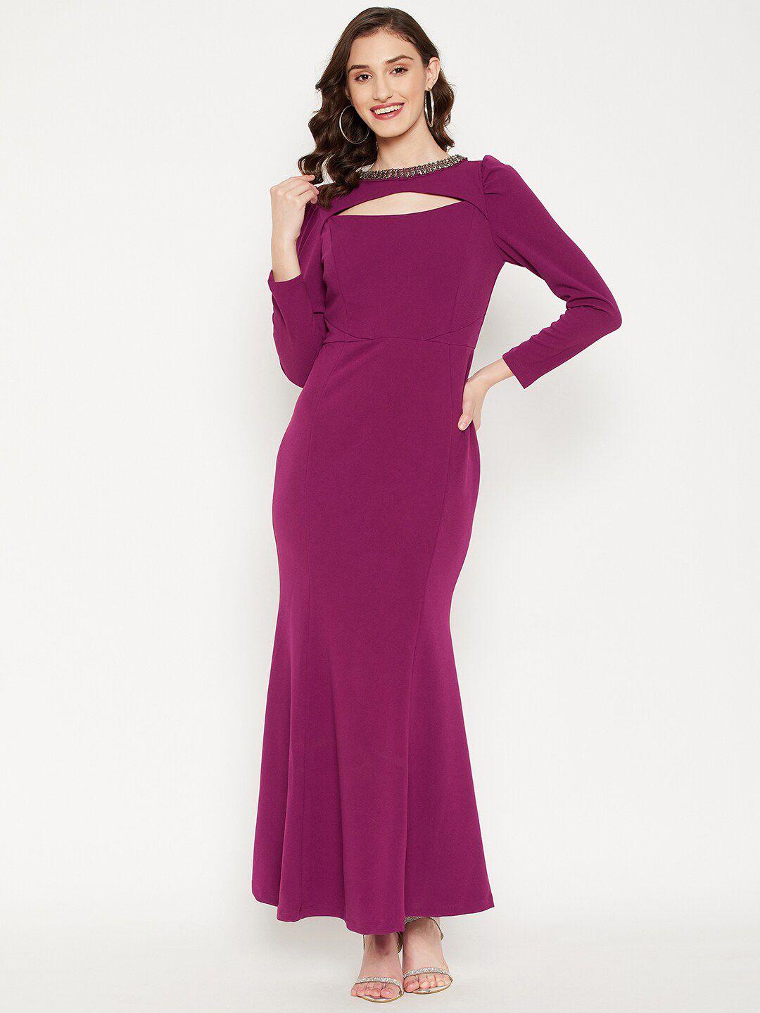 madame pink maxi dress