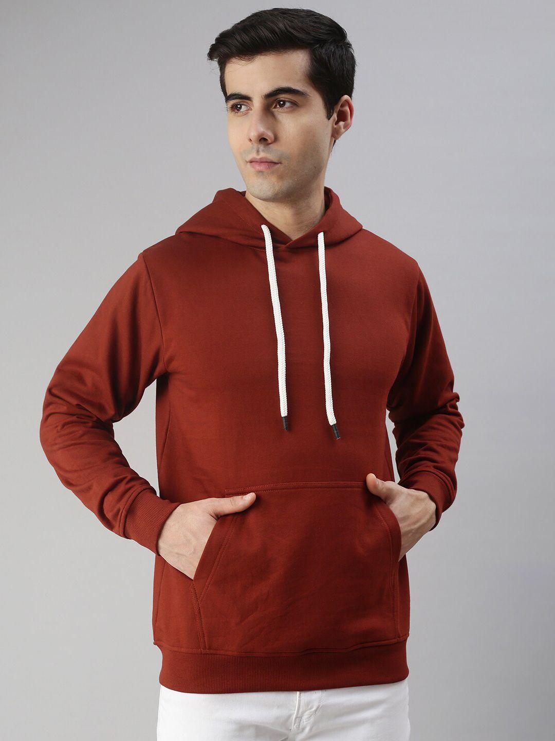 veirdo men rust hooded sweatshirt