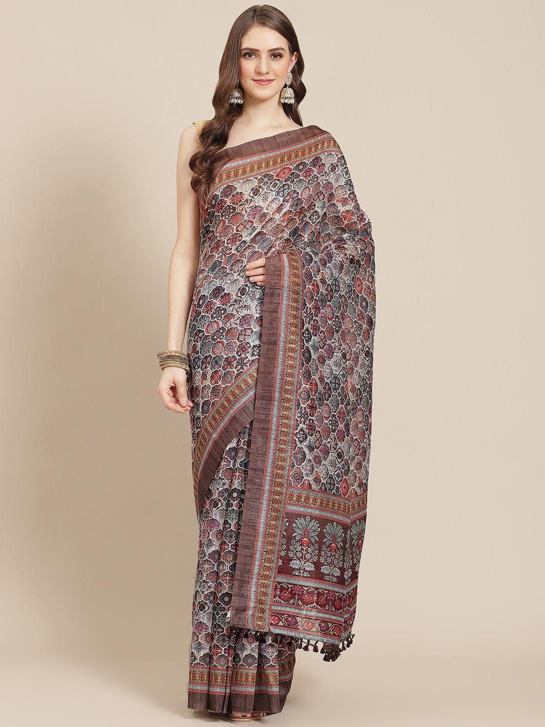 grancy multicoloured ethnic motifs kanjeevaram saree