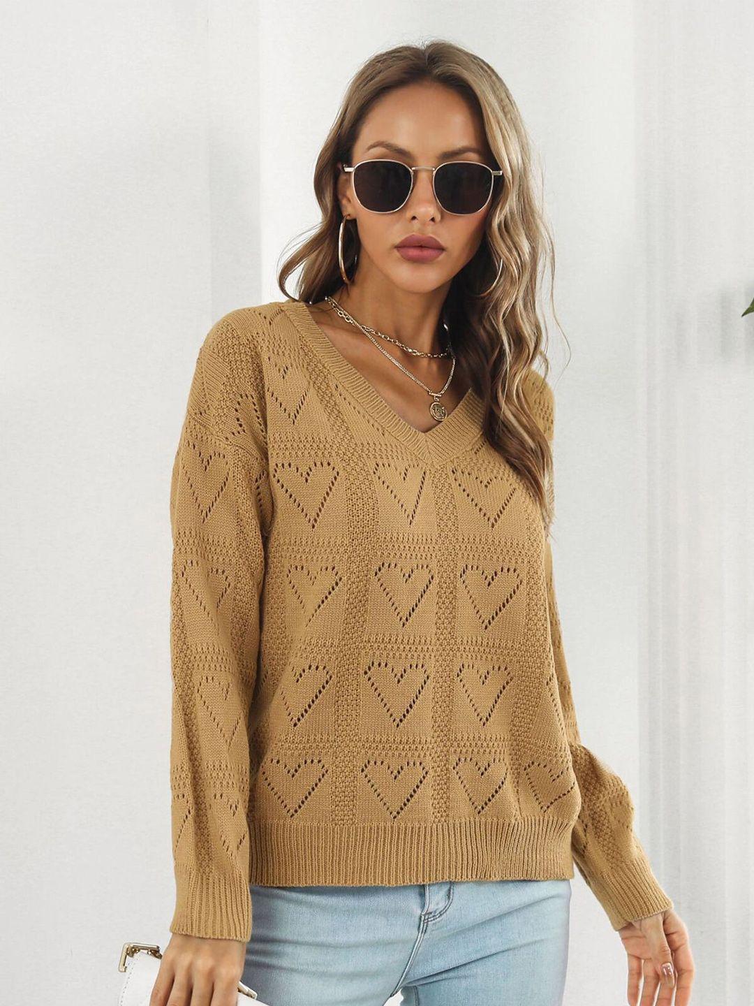 stylecast women beige pullover