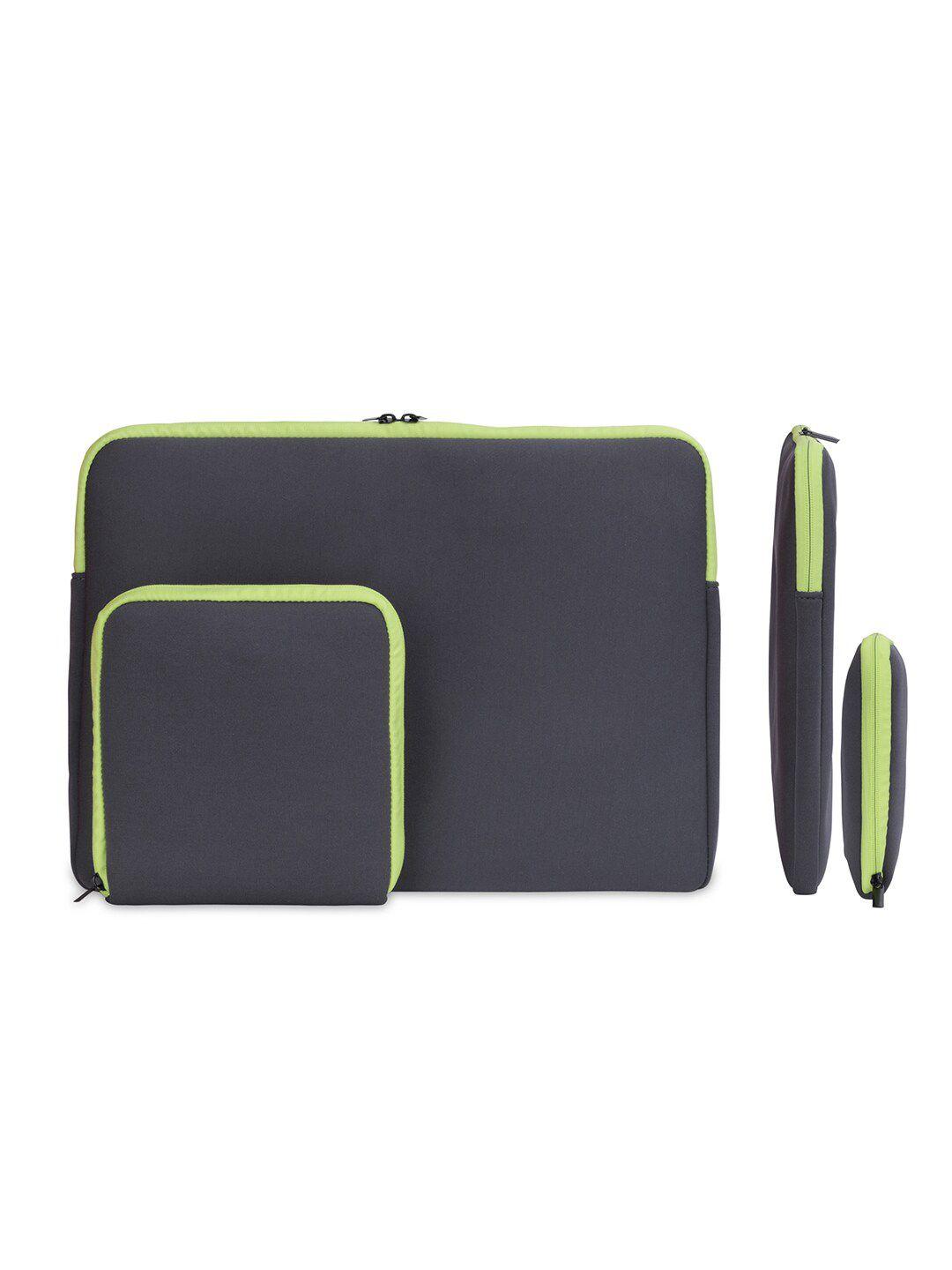 the clownfish unisex grey & green laptop sleeve