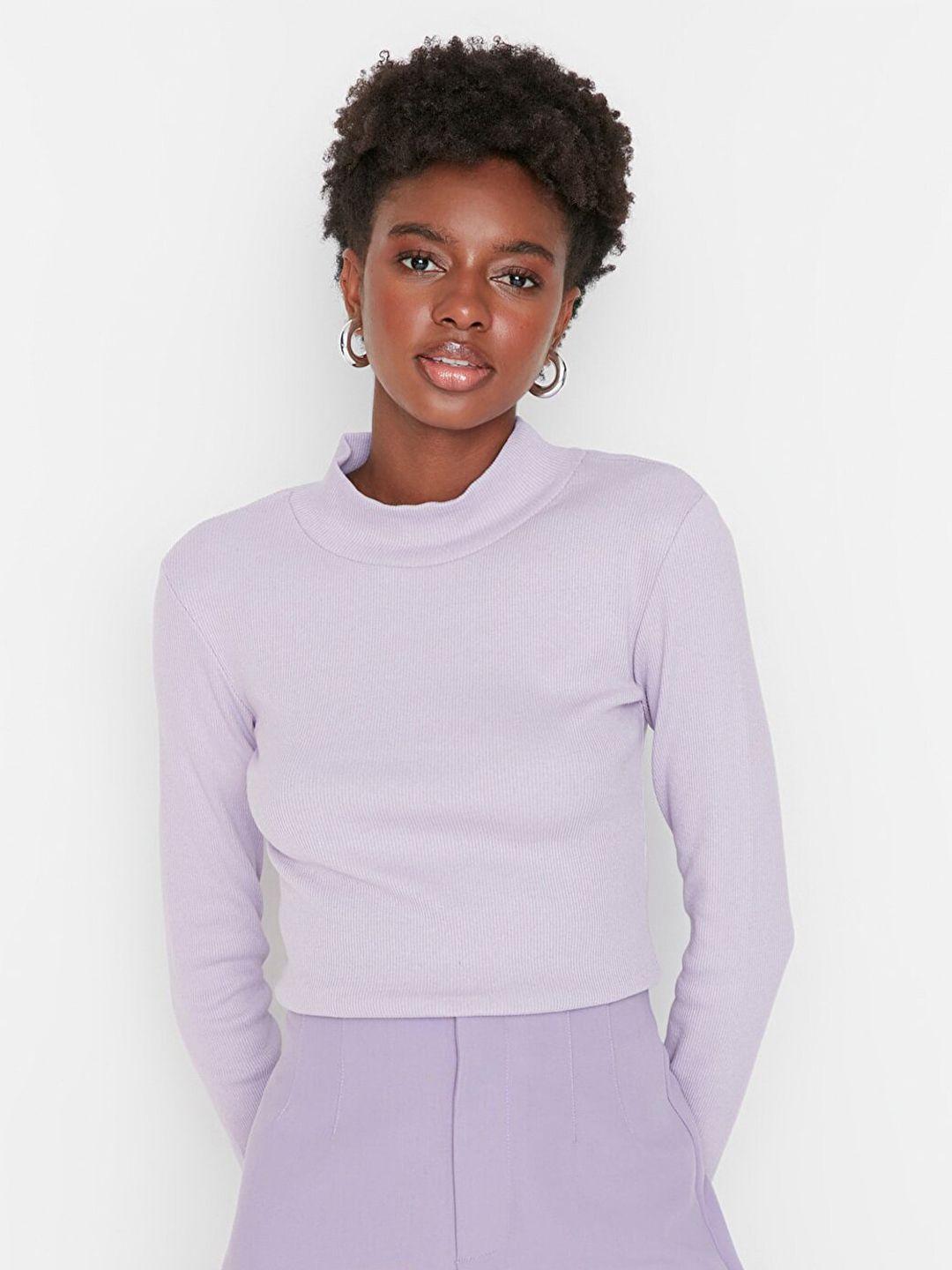 trendyol long sleeves crop top