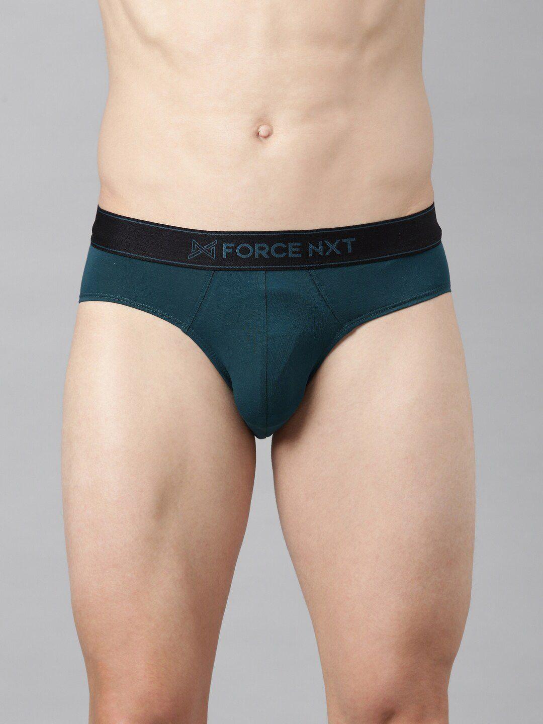 force nxt men assorted super combed cotton premium brief