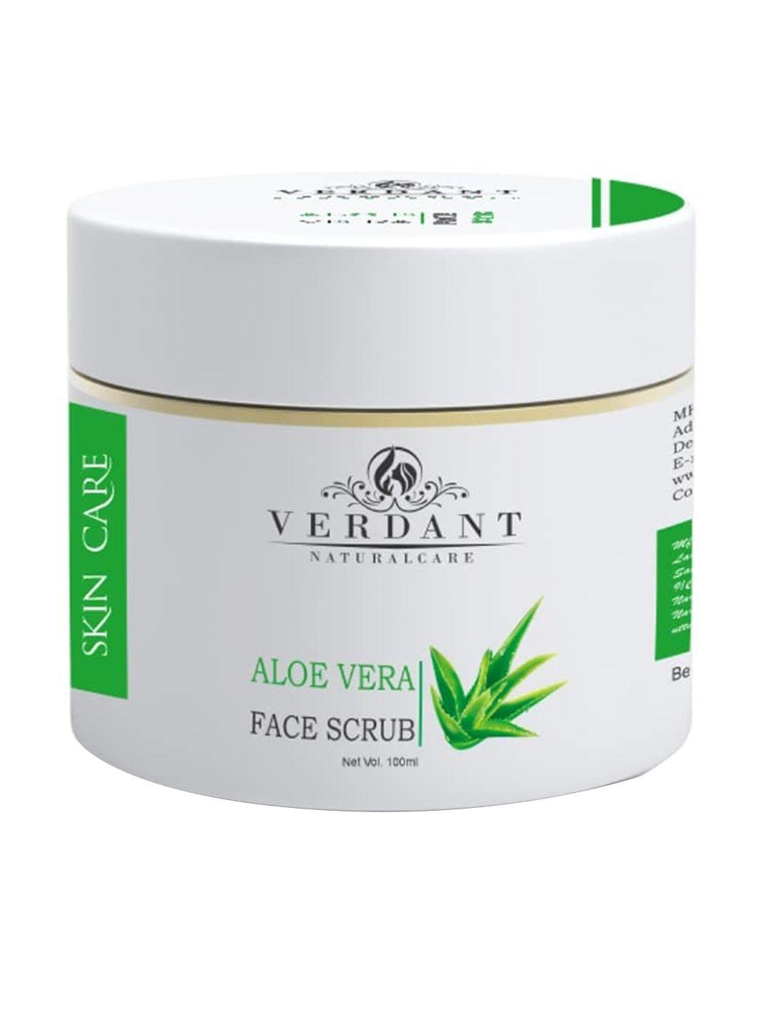 verdant natural care aloe vera face scrub 100 ml