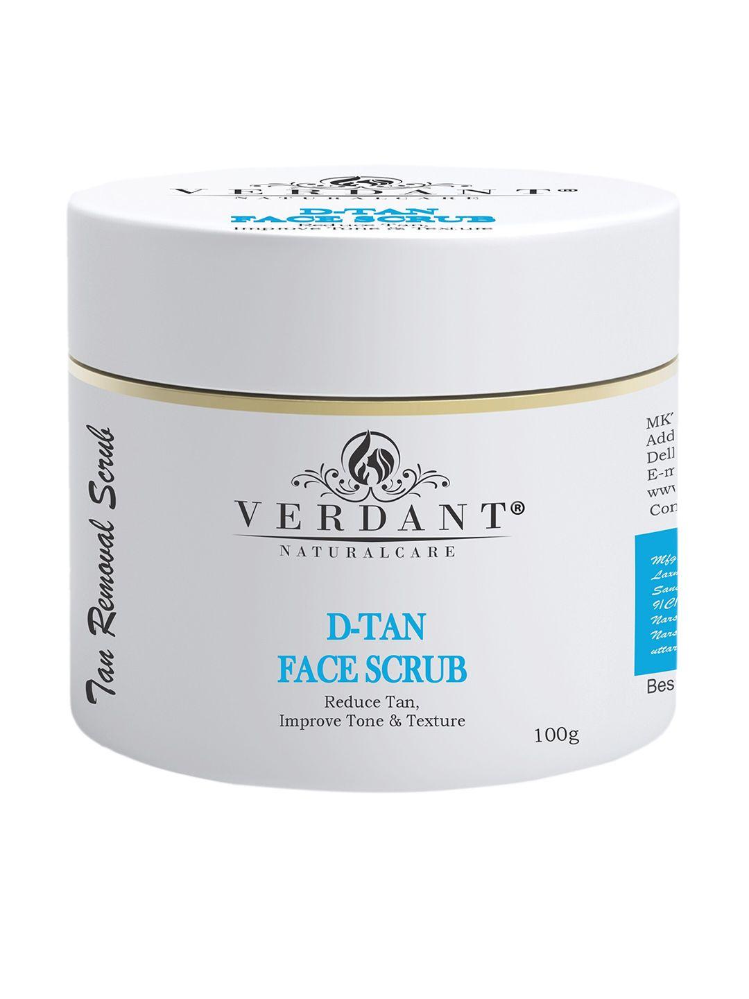 verdant natural care d-tan face scrub 100 g