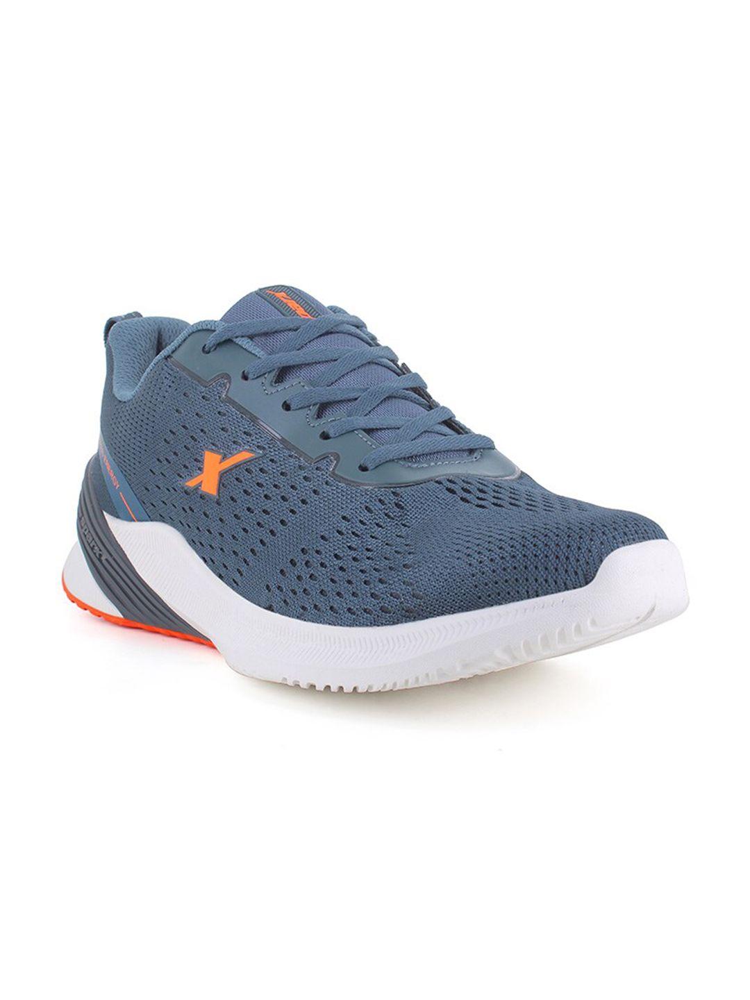 sparx men orange textile running shoes