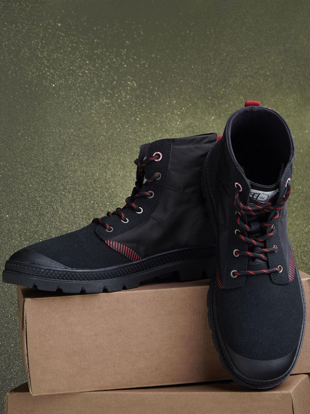 jack & jones men black regular boots