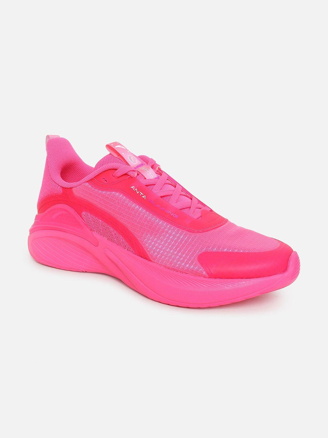 anta women rose mesh running non-marking shoes