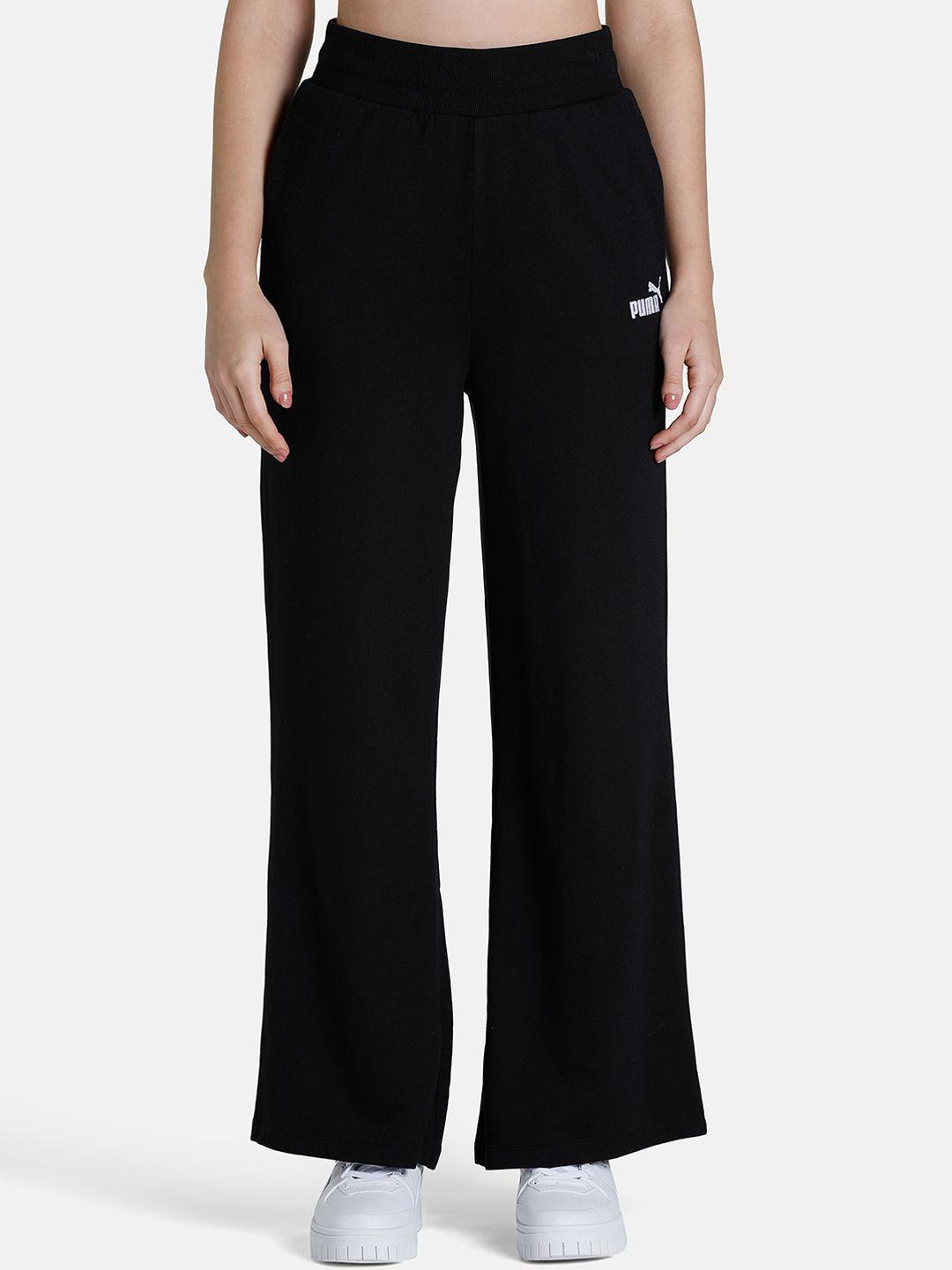 puma women solid cotton track pant