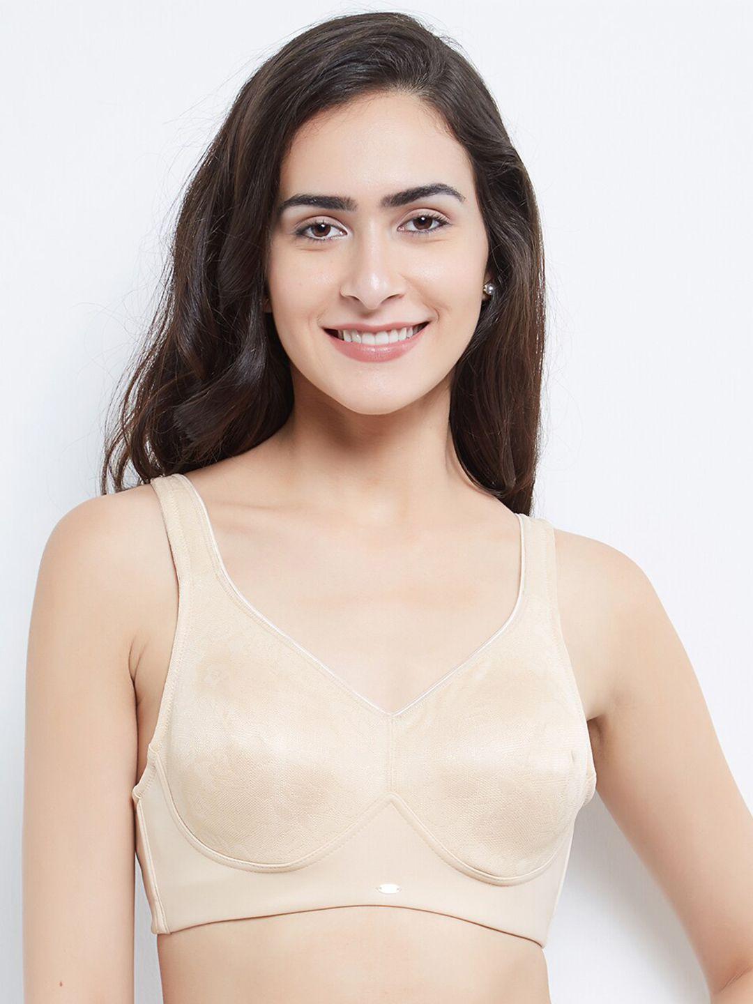 soie nude-coloured full coverage non wired bra