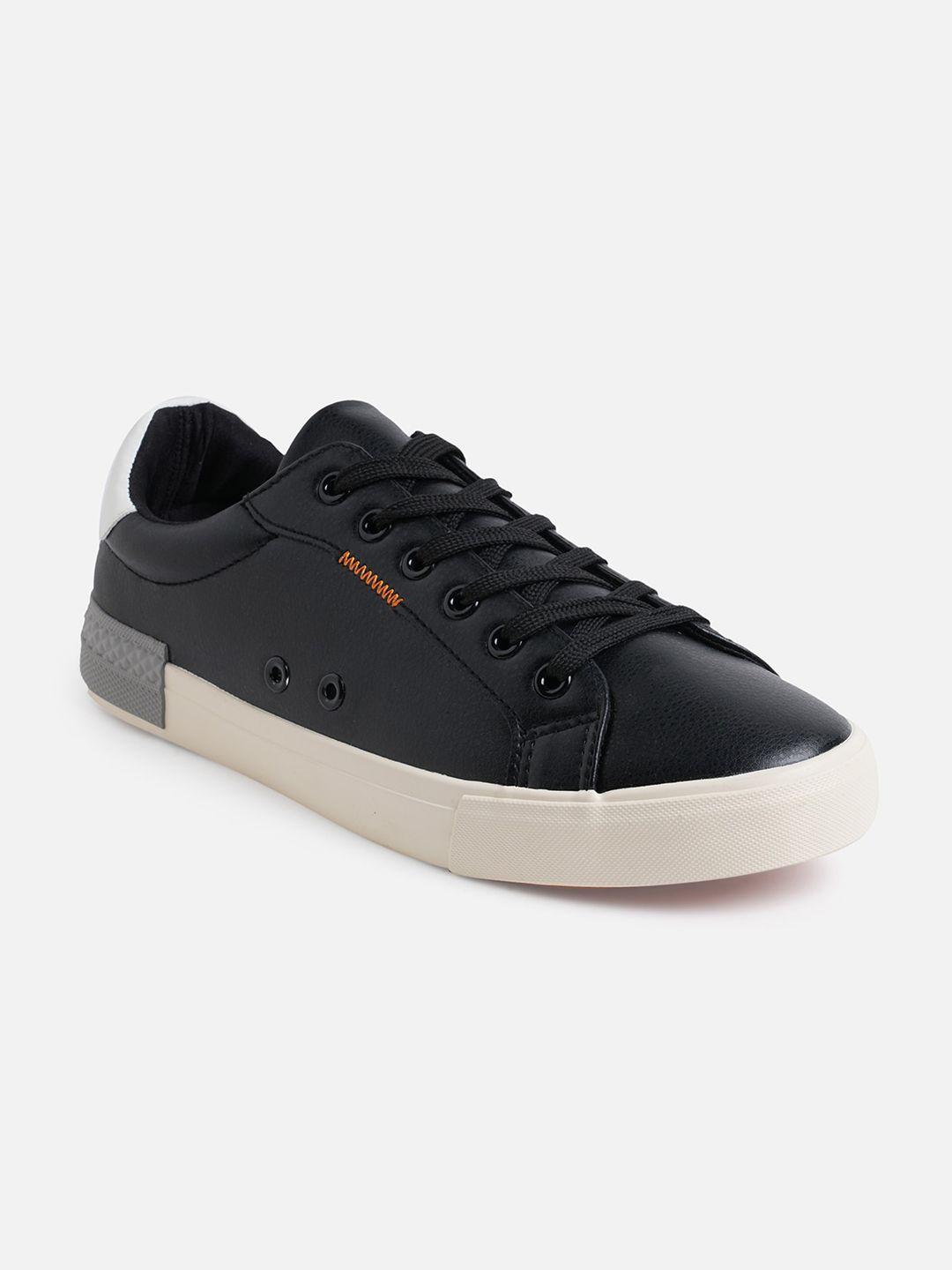 call it spring men black solid sneakers