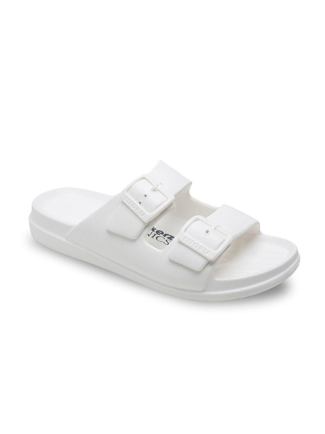 bonkerz women white croslite sliders