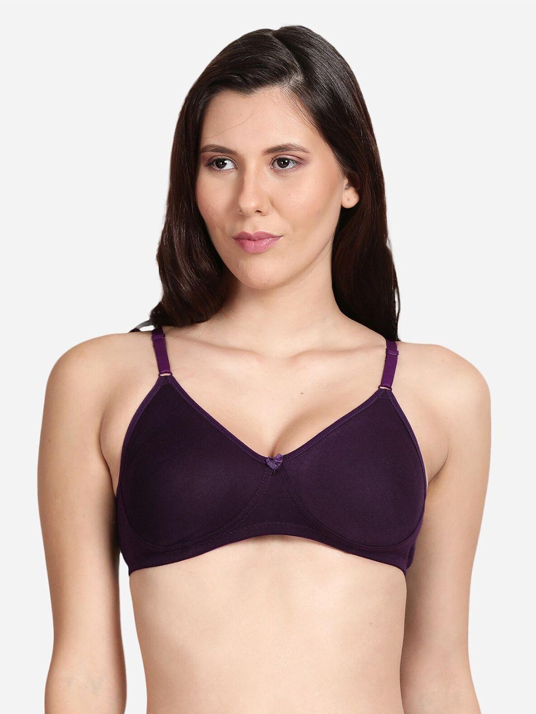 shyaway women  purple cotton bra