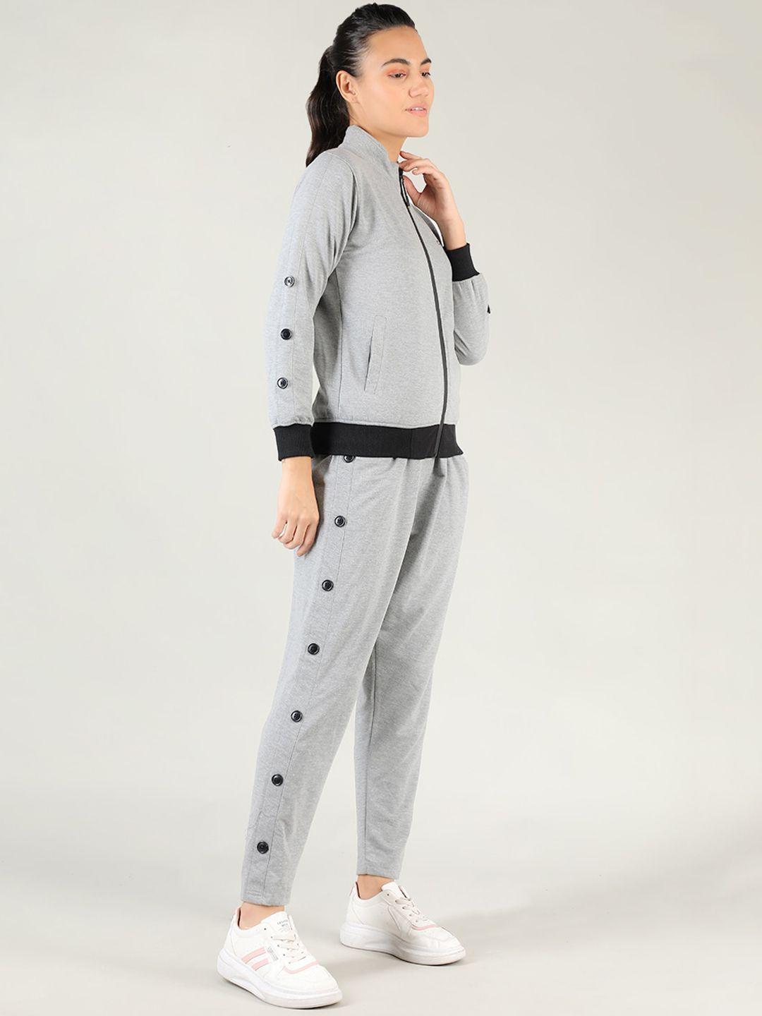 chkokko women mock neck tracksuit