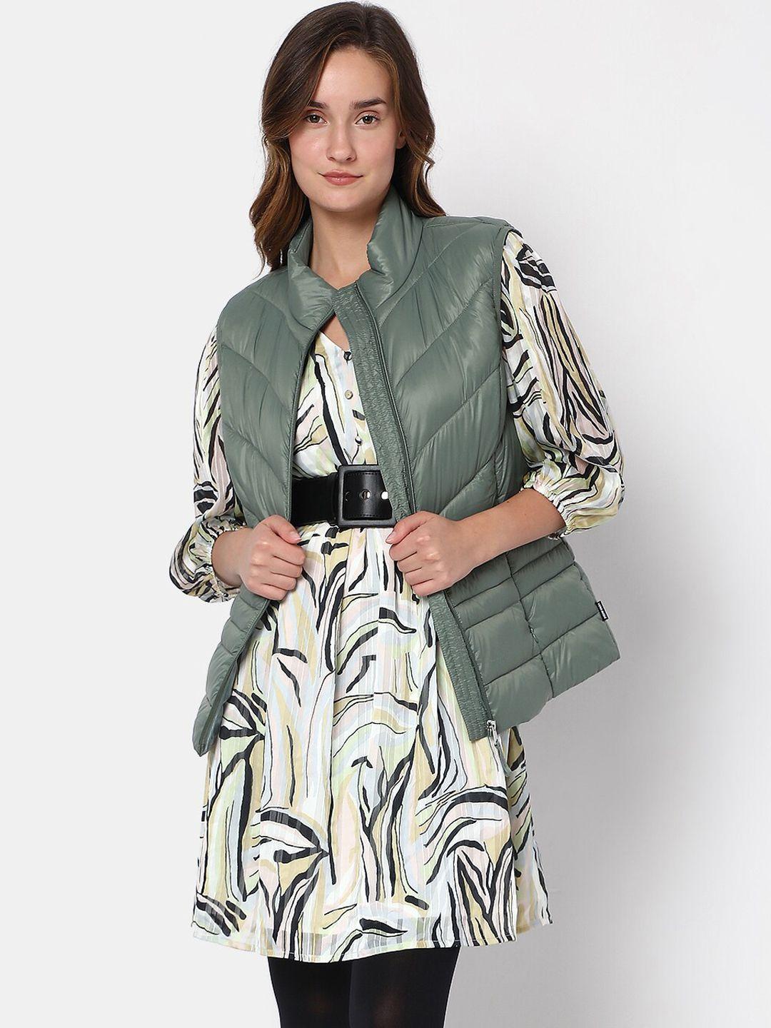 vero moda women green tailored jacket