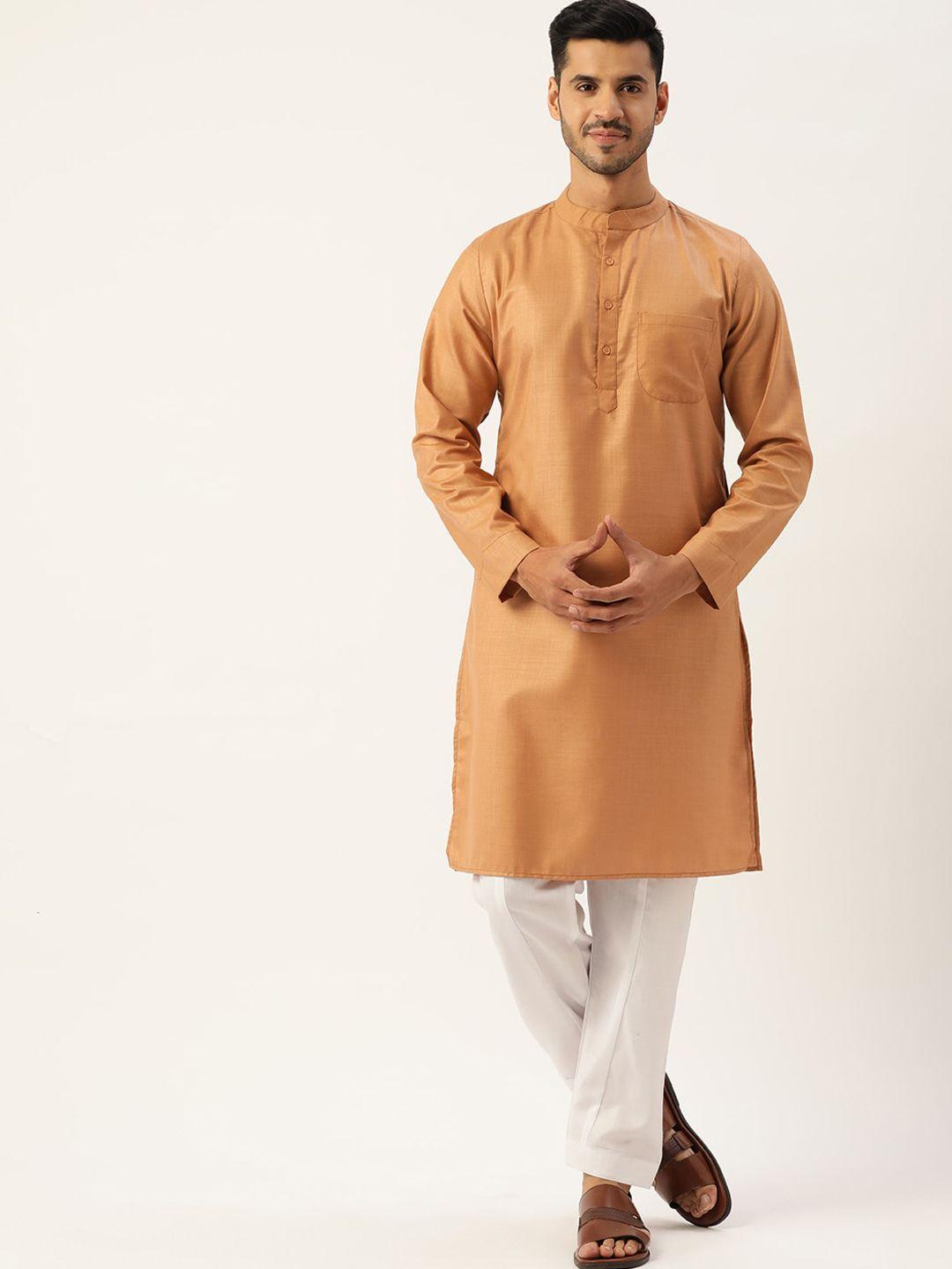 molly & michel men brown kurta