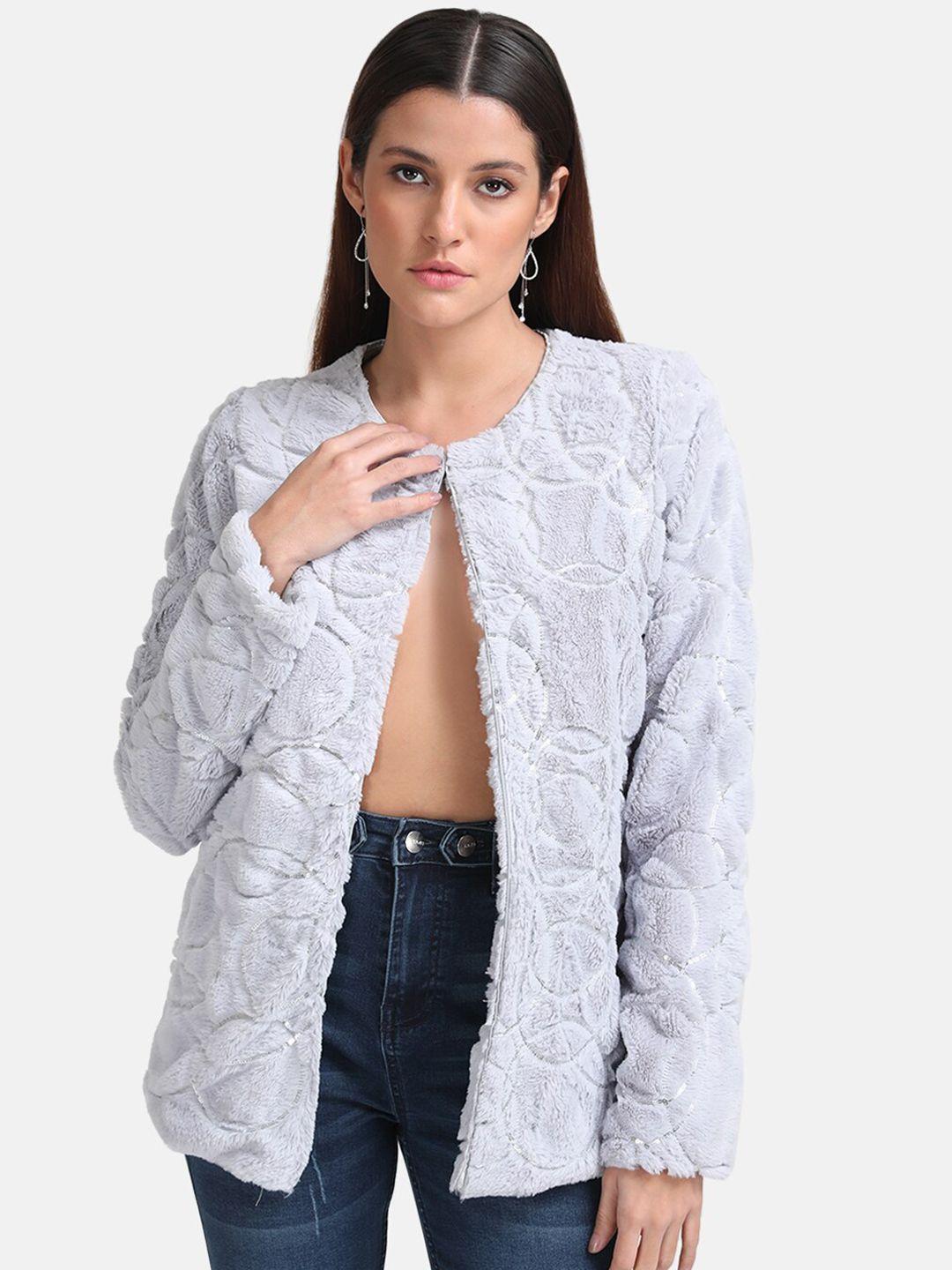 kazo women grey longline tailored jacket