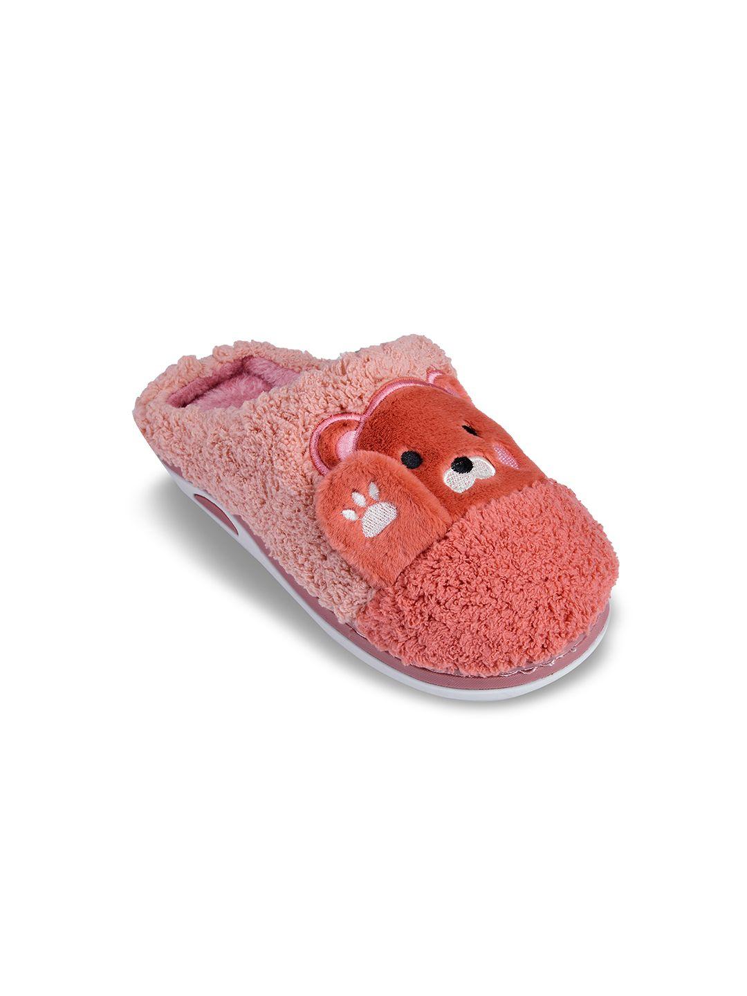 cassiey women peach-coloured room slippers