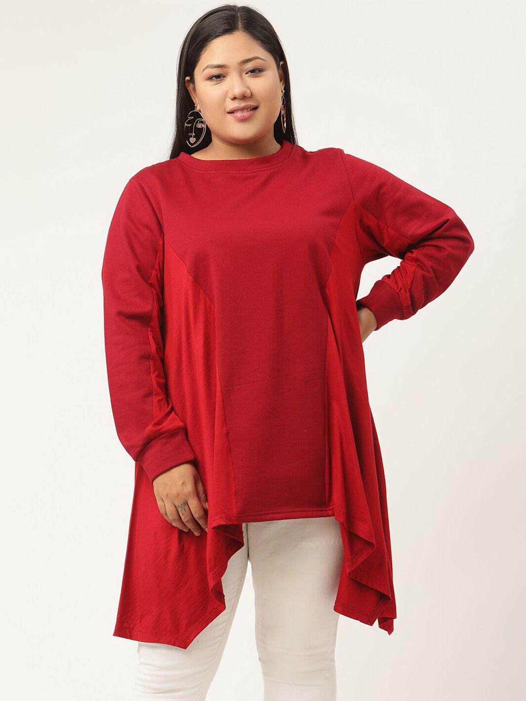 therebelinme women plus size longline top