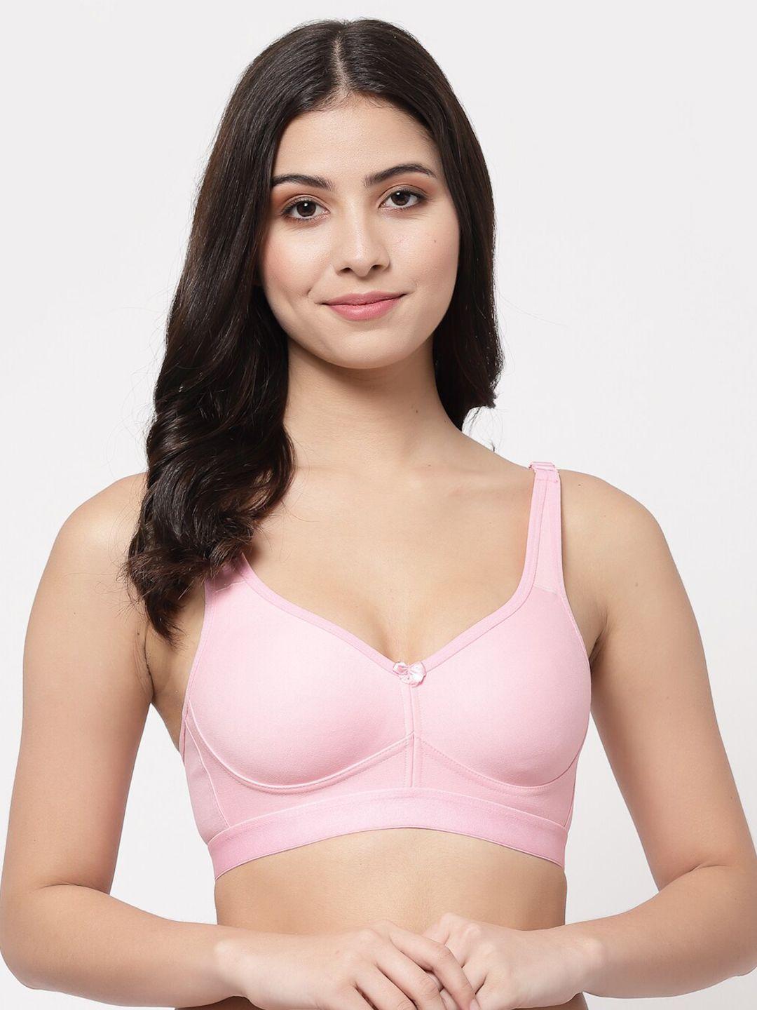 college girl pink non padded t-shirt bra