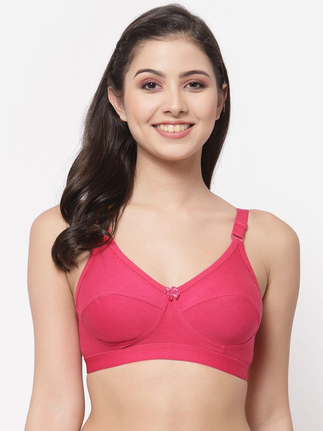 college girl pink non padded everyday bra