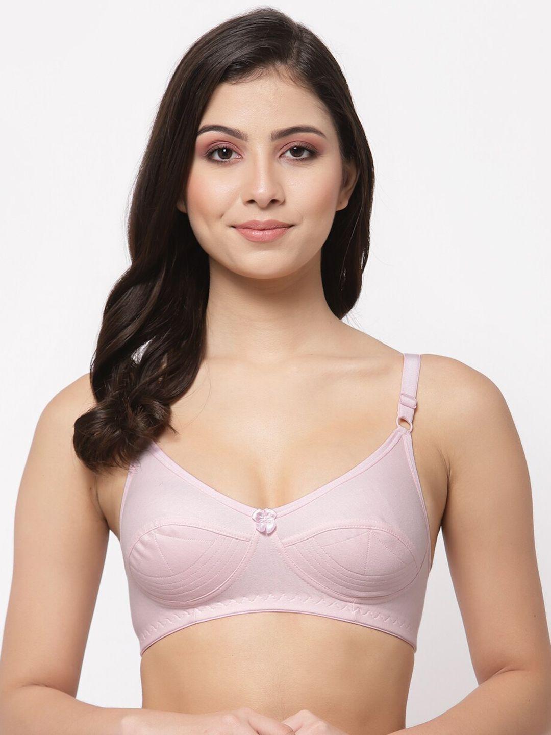 college girl pink non padded everyday bra