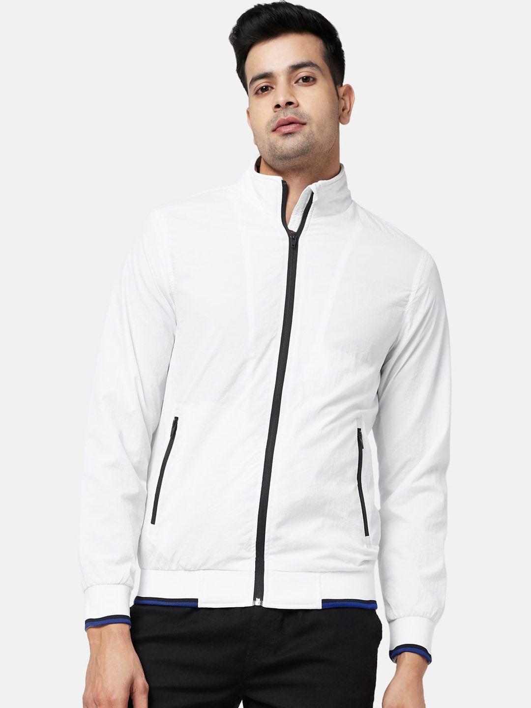 urban ranger by pantaloons men white bomber jacket