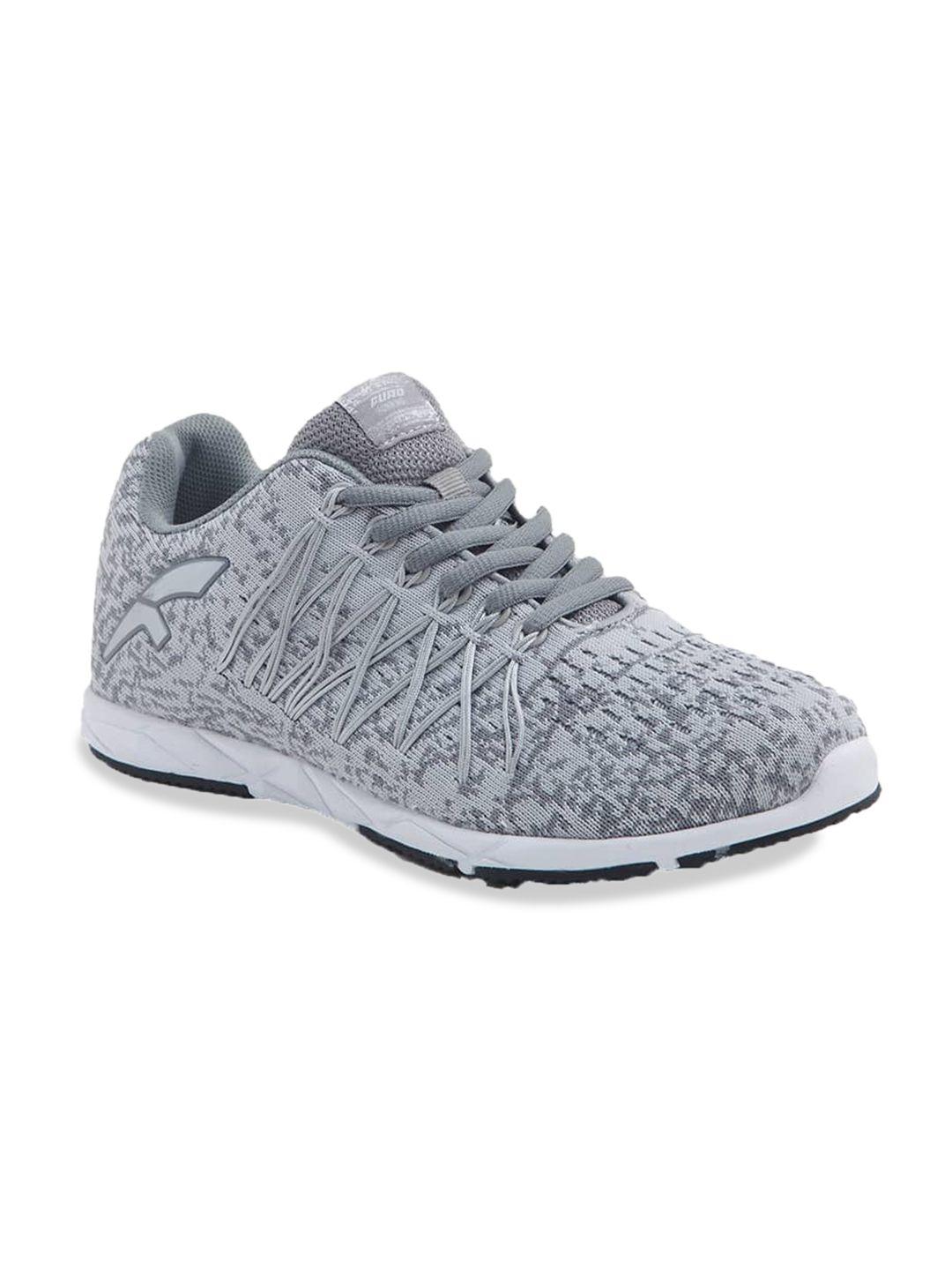 furo by red chief women grey mesh running non-marking shoes